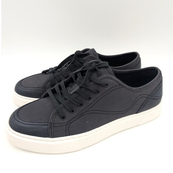 Abound Neely Platform Sneakers Men's Canvas Lace Up Shoes Black Size US11M EU44 - Picture 1 of 13